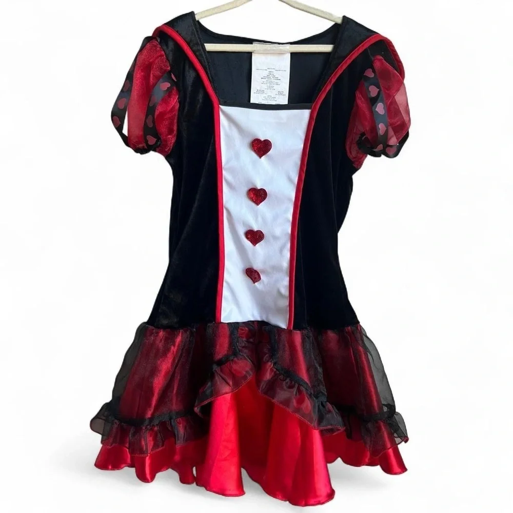 California Costumes Red and Black Heart Dress